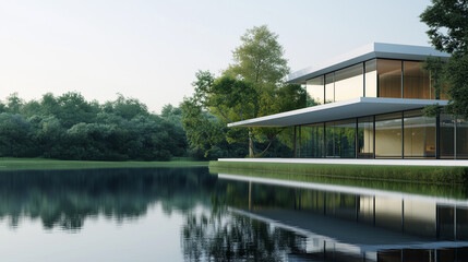 Fototapeta premium house on the water