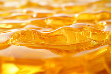 Pool of Golden Cannabis Concentrate Macro, Alt
