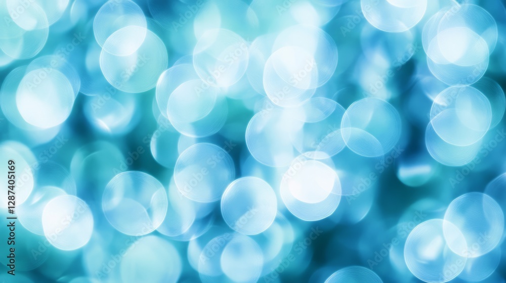 Poster light blue abstract background with soft gradient waves and subtle digital texture, creating a moder
