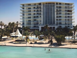 Fototapeta premium swimming pool in hotel