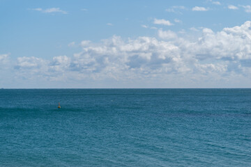 Obraz premium 青い空と青い海