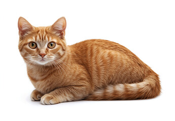 Obraz premium Cute Ginger Kitten Lying Down