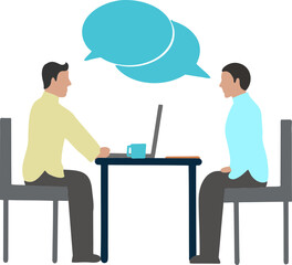 면접, 비즈니스 미팅, 대화, 협상, 인터뷰, 상담, 커뮤니케이션, 직장, 비즈니스, 회의, 토론, 직장생활, 사무실, 업무, 비즈니스 협력, 직원 면담, 채용 인터뷰, 채용, 인사 관리, 조직 문화, 직업 상담, 협업, 문제 해결, 대화 아이콘, 비즈니스 아이콘, 사람과 사람, 연결, 네트워킹, 팀워크, 소통, 브레인스토밍, 기업 미팅, 고객 상담, 프레