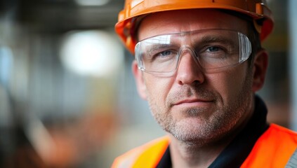 Portrait of a Confident Construction Worker