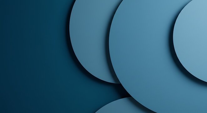 Blue circle abstract background
