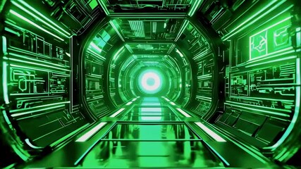 Sci-Fi Greenscreen Background - Powered by Adobe