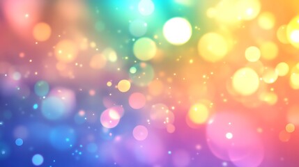 Colorful bokeh lights background