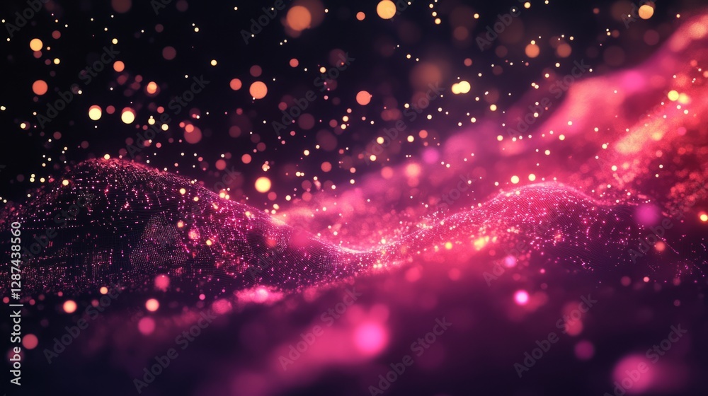 Poster technology digital data abstract background featuring futuristic data analysis and seamless access t