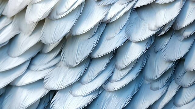 blue and white macaw feathers background