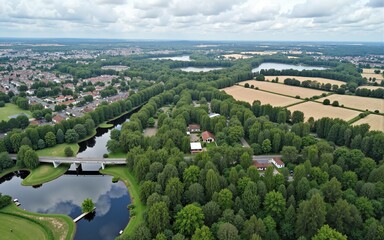 aerial view of florence italy
