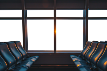 PNG Large window see airplane airport architecture vehicle.