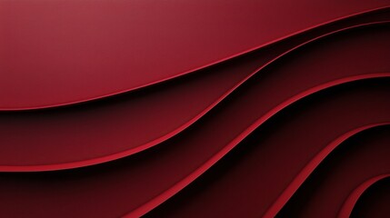 Smooth red waves create a vibrant, modern background, perfect for design projects and presentations.