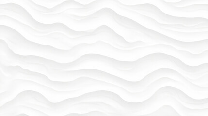 Fototapeta premium Smooth white waves create calming abstract background, perfect for design