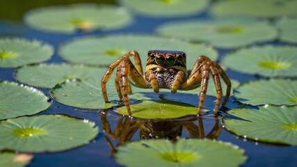 Lily Pad Refuge: The Life of a Fen Raft Spider