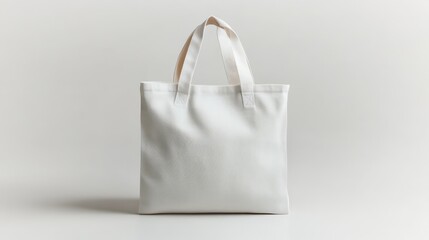White tote bag studio shot mockup
