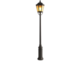 Streetlamp isolated on transparent background