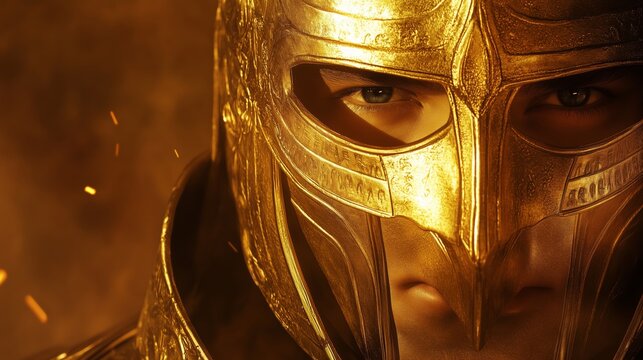 Fototapeta Guardian of Golden Armor