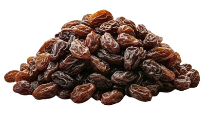 Obraz premium Pile of raisin isolated on white background