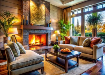 Modern Fireplace Design Ideas | Stylish Living Room Fireplace Mantels & Surrounds
