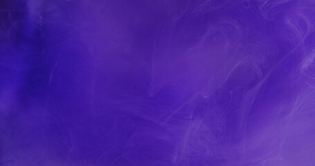 Neon mist swirl. Paint water. Defocused purple color gradient glowing dust texture vapor floating wave flow abstract art background.