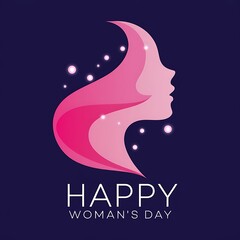 Happy Women's Day Celebration – Feminine and Elegant Design