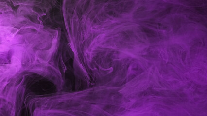Purple whirlpool. Art smoke. Vivid color cloud puff spiral abstract background. Smooth wavy violet...