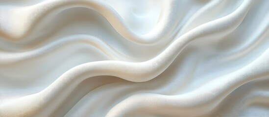 Obraz premium White Silk Fabric Texture