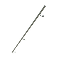 Wall Mounted Handrail, 3d illustration isolated on white background