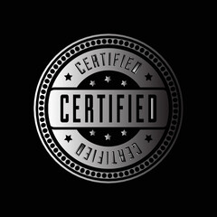 grunge rubber stamp with the text