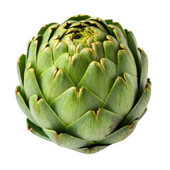 Fresh Artichoke Close-Up, Farmers Market, Food Photography, Natural Setting, Macro Perspective, Culinary Inspiration