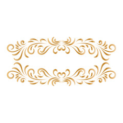 vintage royal title border or text frame ornament elements, Luxury vintage Border wedding invitation card frame border png and vector