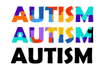 word autism large, early diagnosis and intervention, Representation autism awareness, love, and inclusion, support for people with autism, self-acceptance and embracing neurodiversity