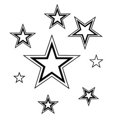 Collection of Star Icons Set