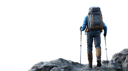 hiker in the mountains