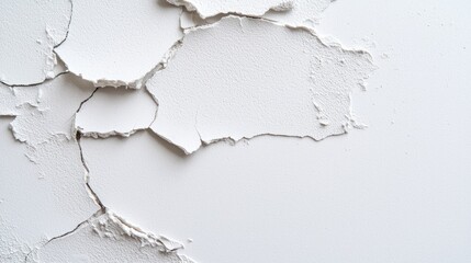 Obraz premium Cracked white powder texture background (10)