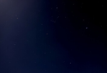 blue sky with stars
