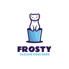 Frosty Simple Mascot Logo
