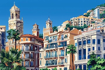 Obraz premium Spain's architecture features a stunning array of intricate facades, iconic landmarks, and diverse styles from Gothic to Modernist, highlighting its rich cultural heritage and innovative design.