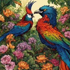 blue and yellow macaw ara