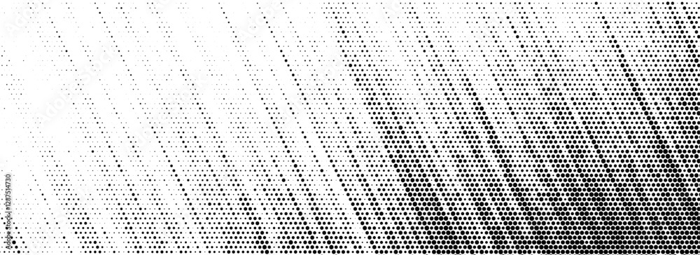 Poster grunge halftone scratch line background. fading grit noise texture. dotted pop art sand wallpaper. r
