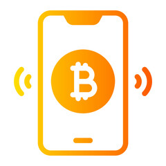 mobile payment Gradient icon