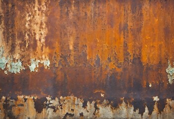 The Surface Exhibits Extensive Rust and Varied Textural Characteristics