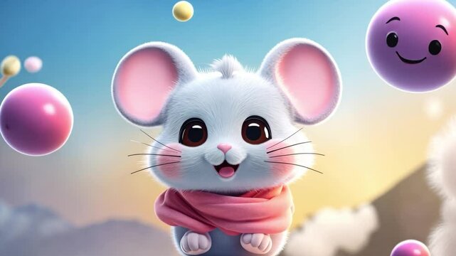 easter bunny with eggs