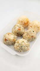 おむすびのお弁当・Rice ball lunch box・기저귀의 도시락