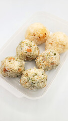 おむすびのお弁当・Rice ball lunch box・기저귀의 도시락