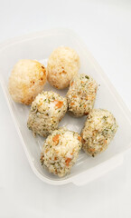 おむすびのお弁当・Rice ball lunch box・기저귀의 도시락