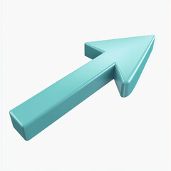 4K 3D Rendered Direction Icon for Navigation and Wayfinding PNG