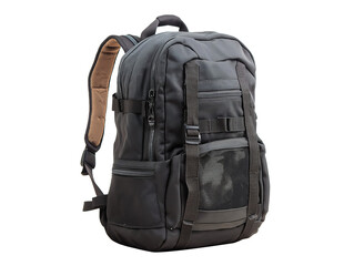 backpack isolated on white and transparent background