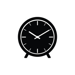 wall clock isolated on white