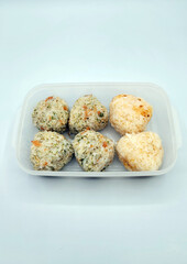 おむすびのお弁当・Rice ball lunch box・기저귀의 도시락